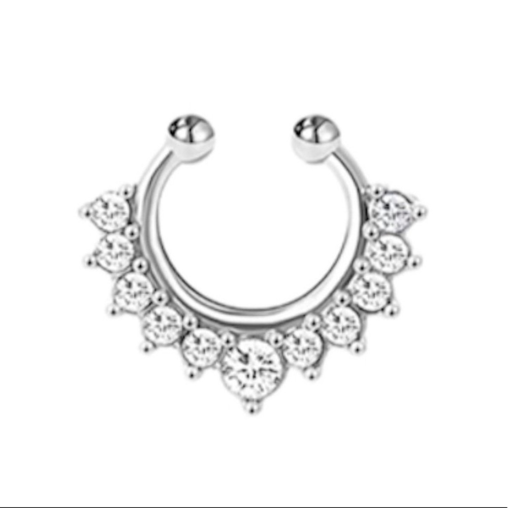 Fake septum piercings!